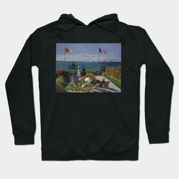 Garden at Sainte-Adresse Hoodie by ClaudeMonet